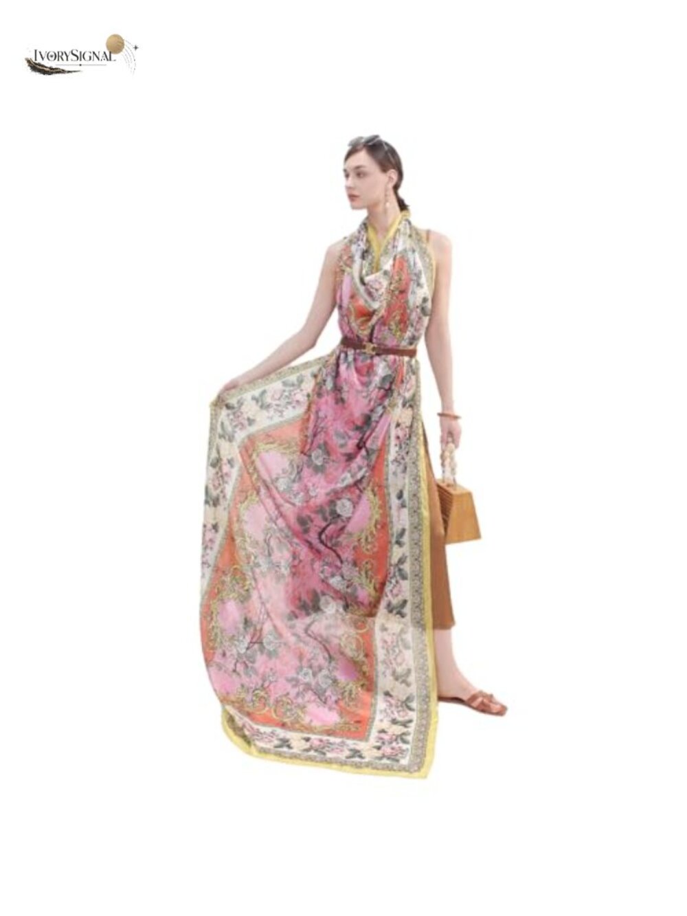 Luxurious Oversized 100% Mulberry Silk Shawl Wrap for Women Evening Party